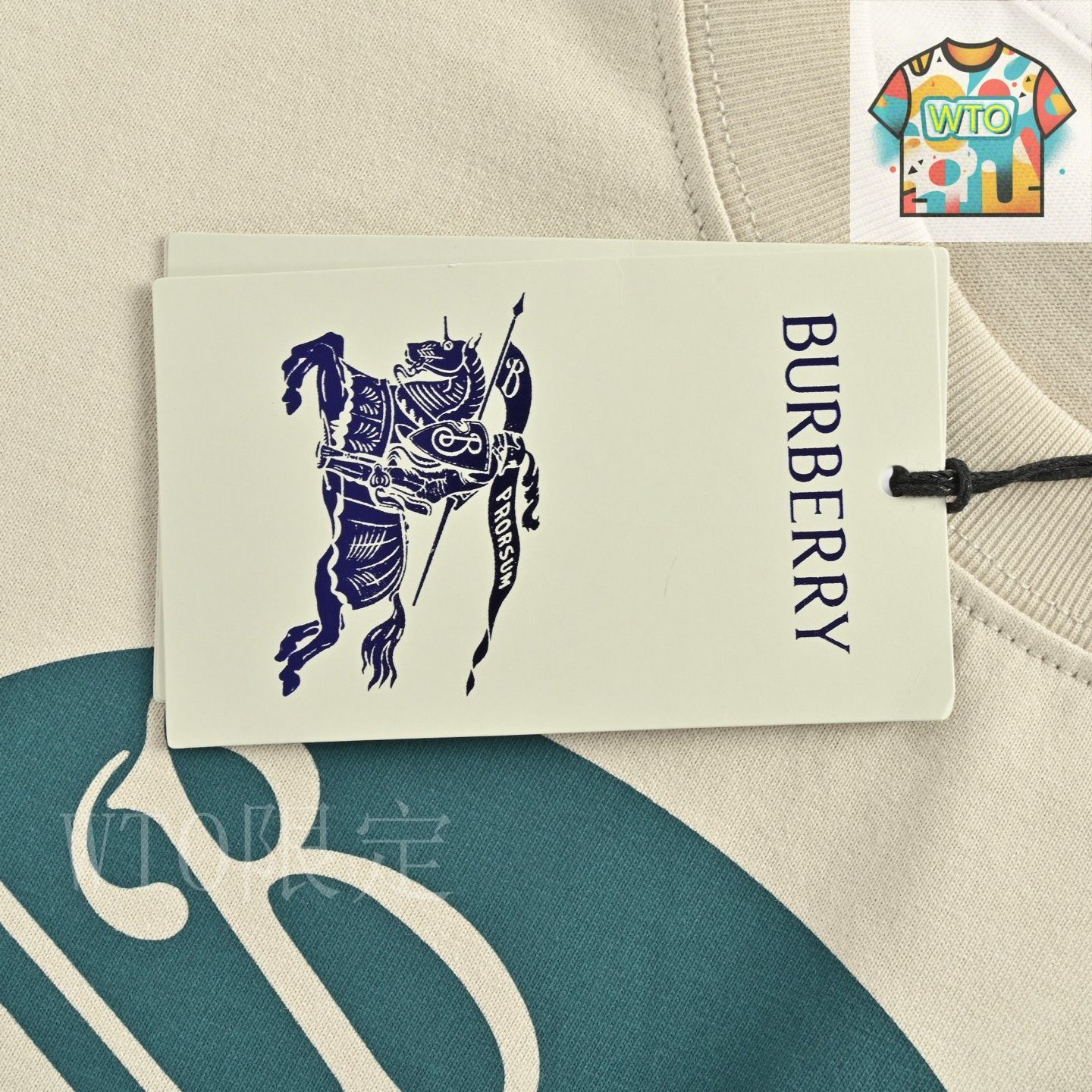 今日特価】Burberry / バーバリー 25SS 騎士戦馬プリント T