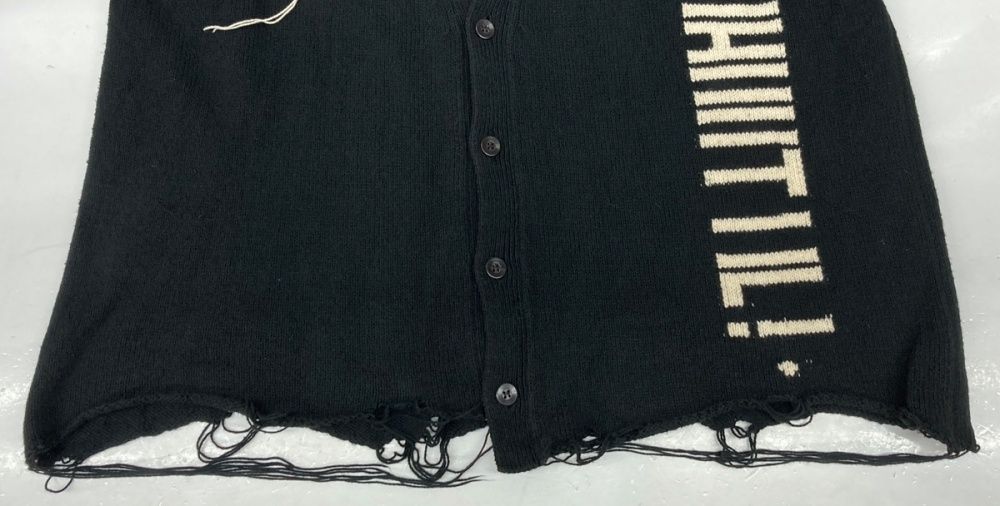 ダブレット doublet 20SS HIDDEN MESSAGE CARDIGAN メッセージ