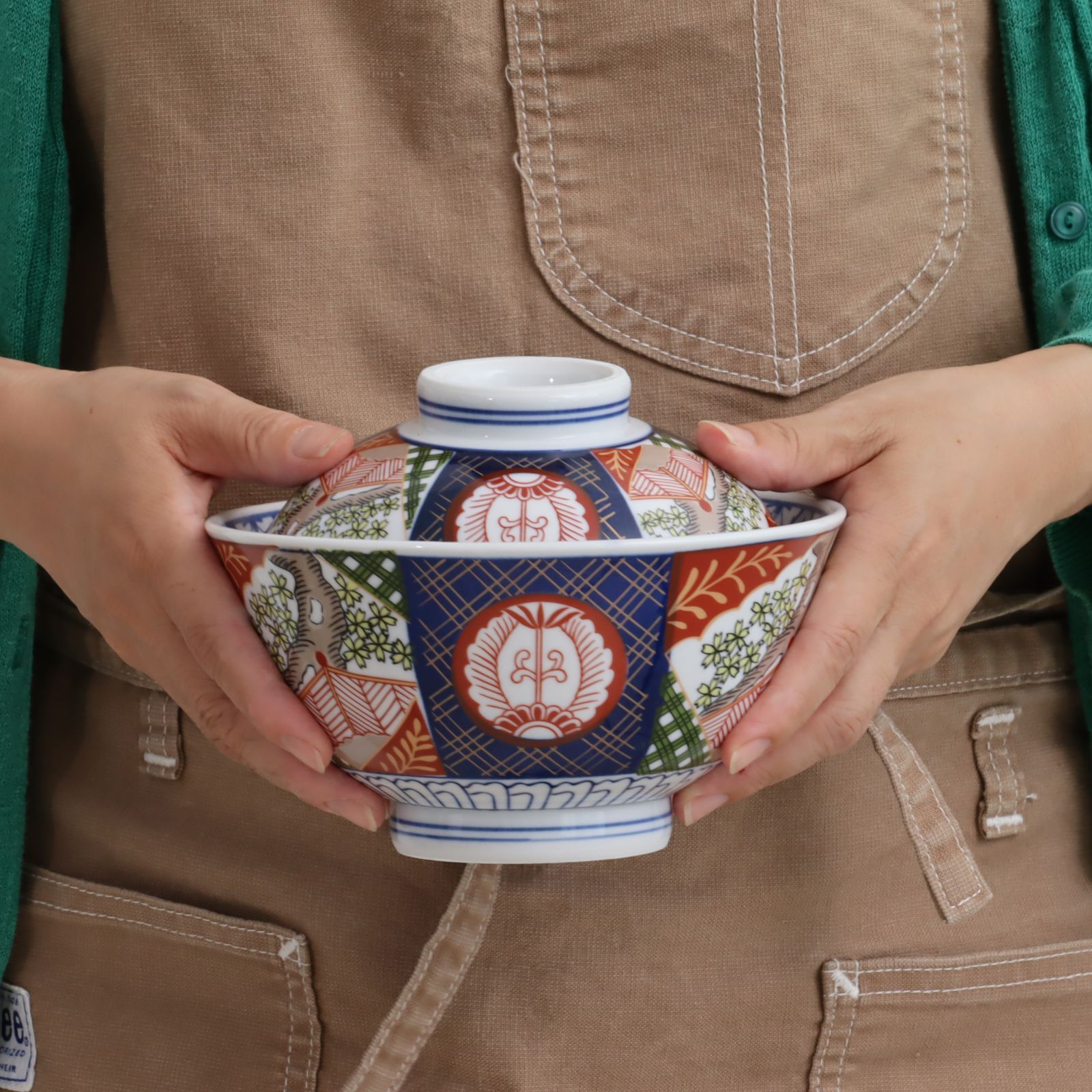 美濃焼 食器 陶器]錦小桜 5.0反蓋丼 どんぶり - メルカリ