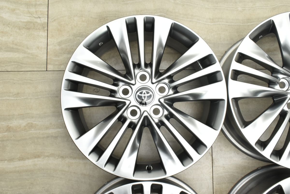 【新車外し】TOYOTA トヨタ 40アルファード 純正ホイール 18インチ 4本 7J5HPCD120+40 40ヴェルファイアにも　(MHA414)クレジットカード QRコード決済可能 新車外し 美品】トヨタ 40 アルファード 純正 18in 7J +40 PCD120 4本
