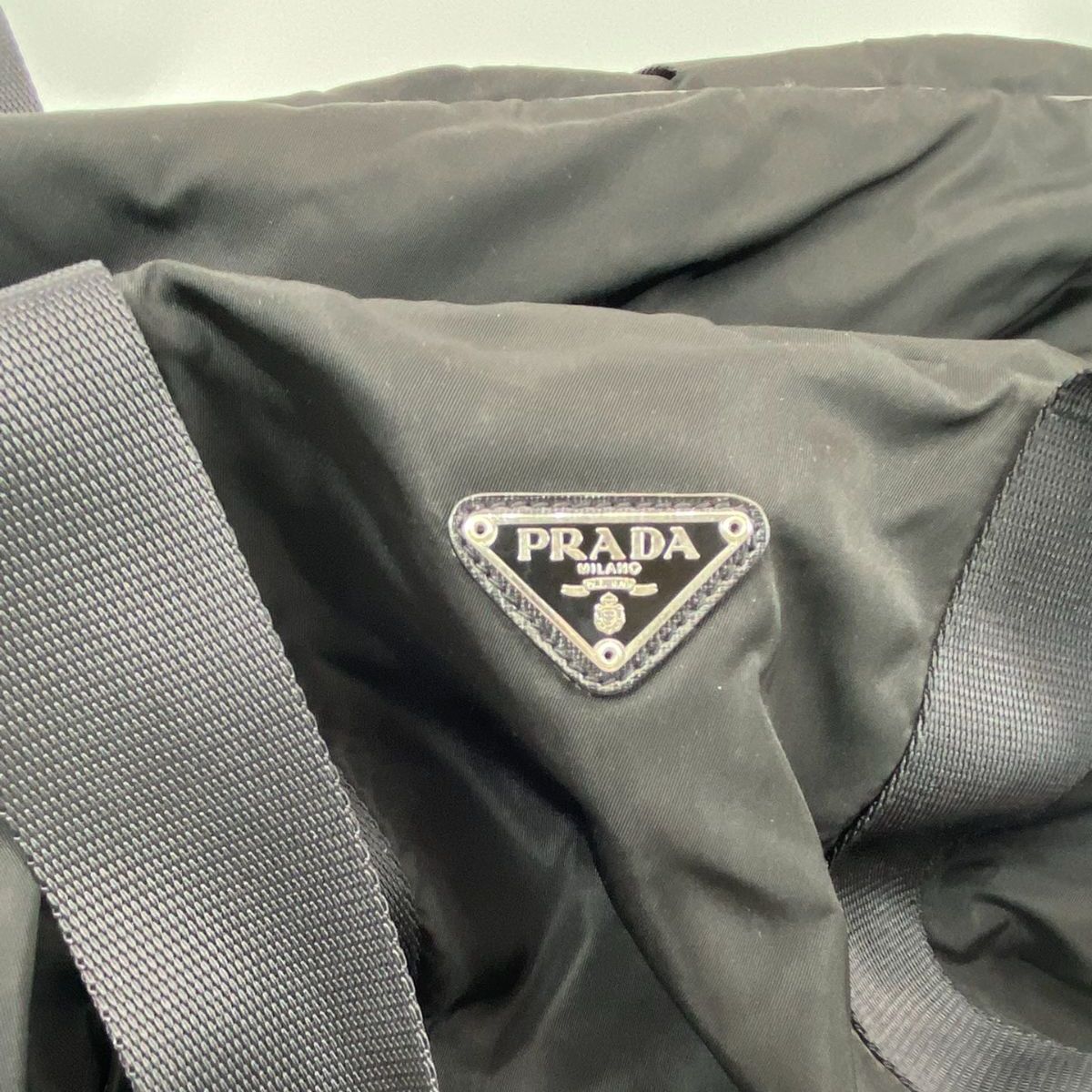 PRADA ボストンバッグ ハンド トラベルバッグ ブラック 6553 PRADA プラダ ボストンバッグ ハンド トラベルバッグ ブラック