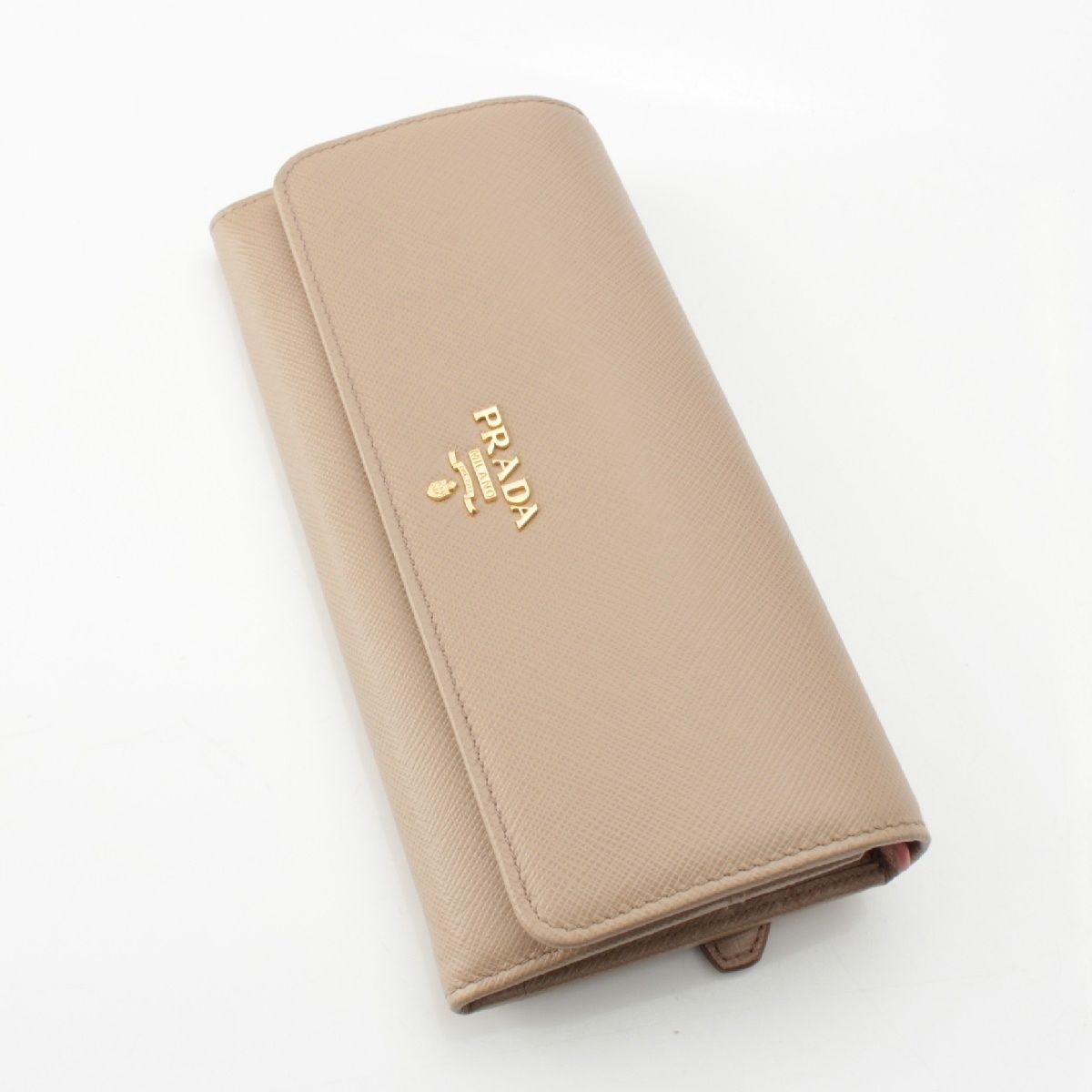 PRADA サフィアーノベージュ 長財布 カードケース付き PRADA サフィアーノ 長財布 ベージュ パスケース付 PRADA プラダ