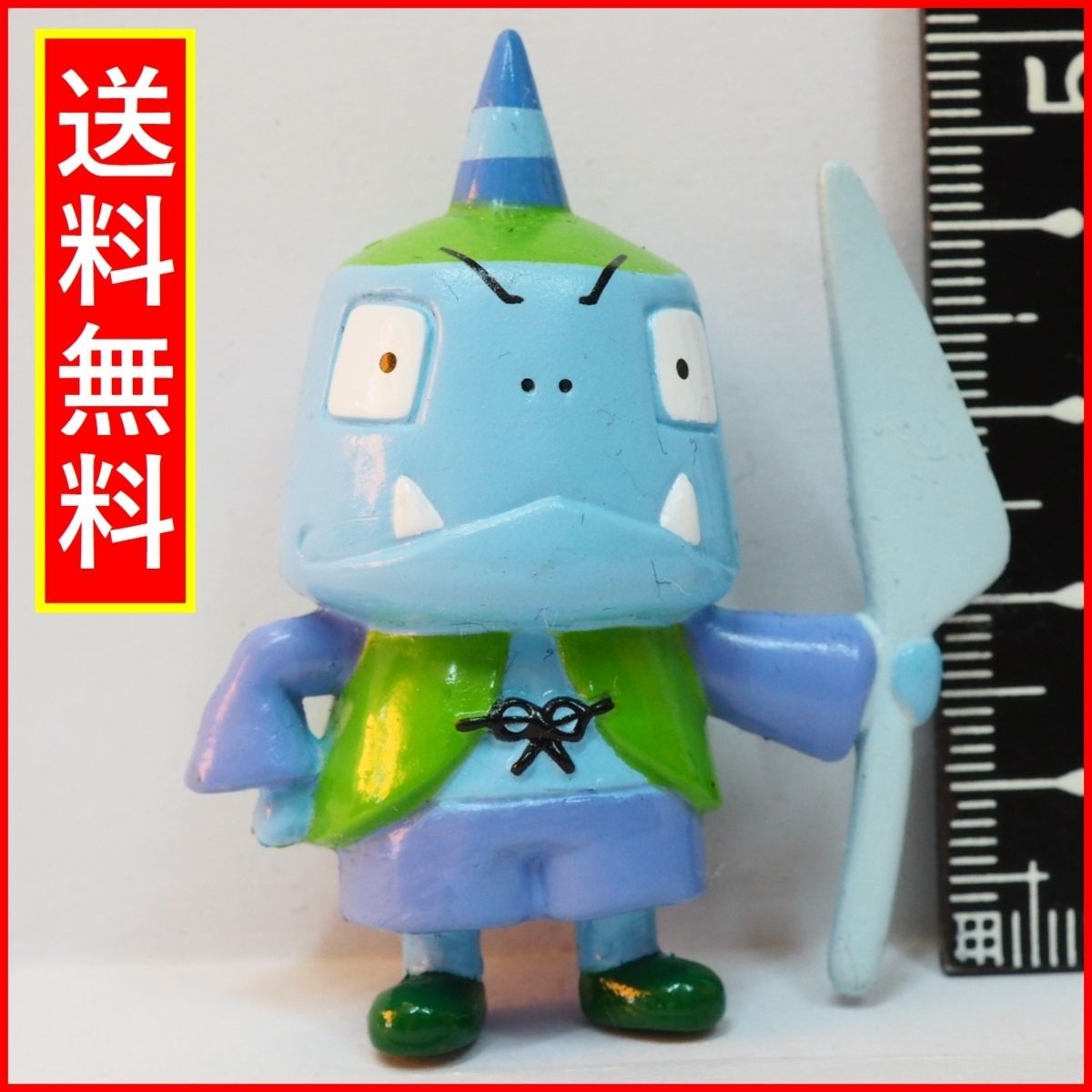 おじゃる丸【アオベエ(青鬼)】アンティーク ミニフィギュア