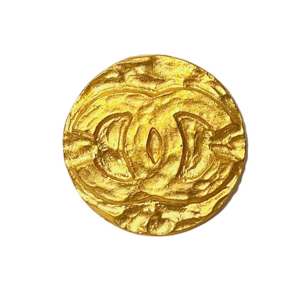 CHANEL シャネル ココマーク ブローチ ヴィンテージ 94P GP ota79801r40604
