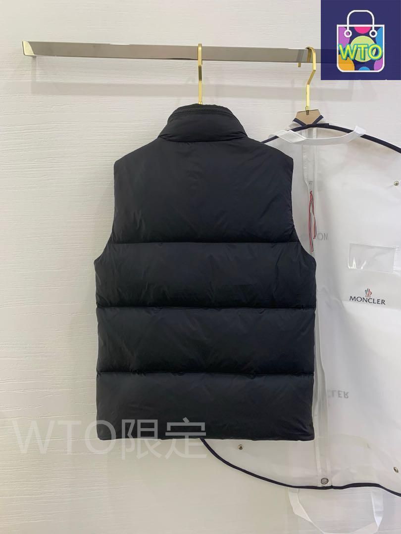 MONCLER ブラック ダウンベスト｜本日限定特価｜新品未使用