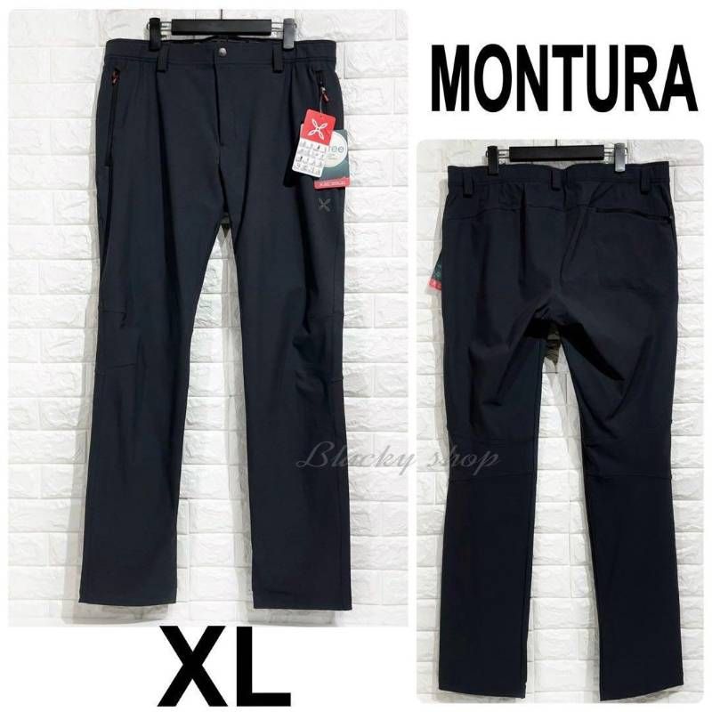 タグ付き ♥品 MONTURA モンチュラ レノン パンツ メンズ XL トレッキング 登山 アウトドア 撥水 微起毛 トレイルラン クライミング