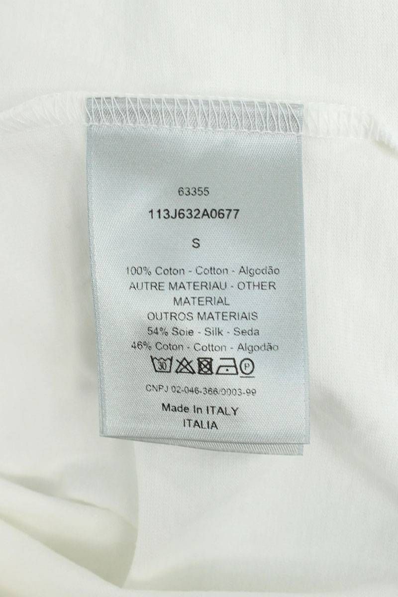 ディオール  21SS  113J632A0677 オブリークシャツレイヤードTシャツ メンズ M