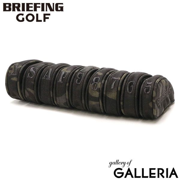 日本正規品 ブリーフィング ゴルフ ヘッドカバー BRIEFING GOLF SEPARATE IRON COVER 1000D クラブカバー アイアンカバー 9個 BRG231G22 マルチカモブラック(110)