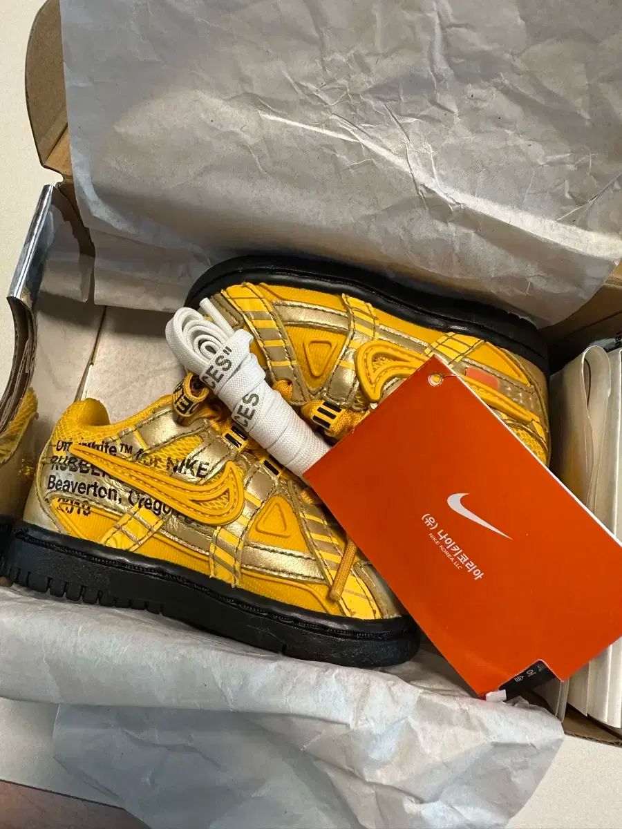 TD サイズ 100 NIKE ナイキ x オフホワイト エアー ゴム ダンク ユニバーシティ