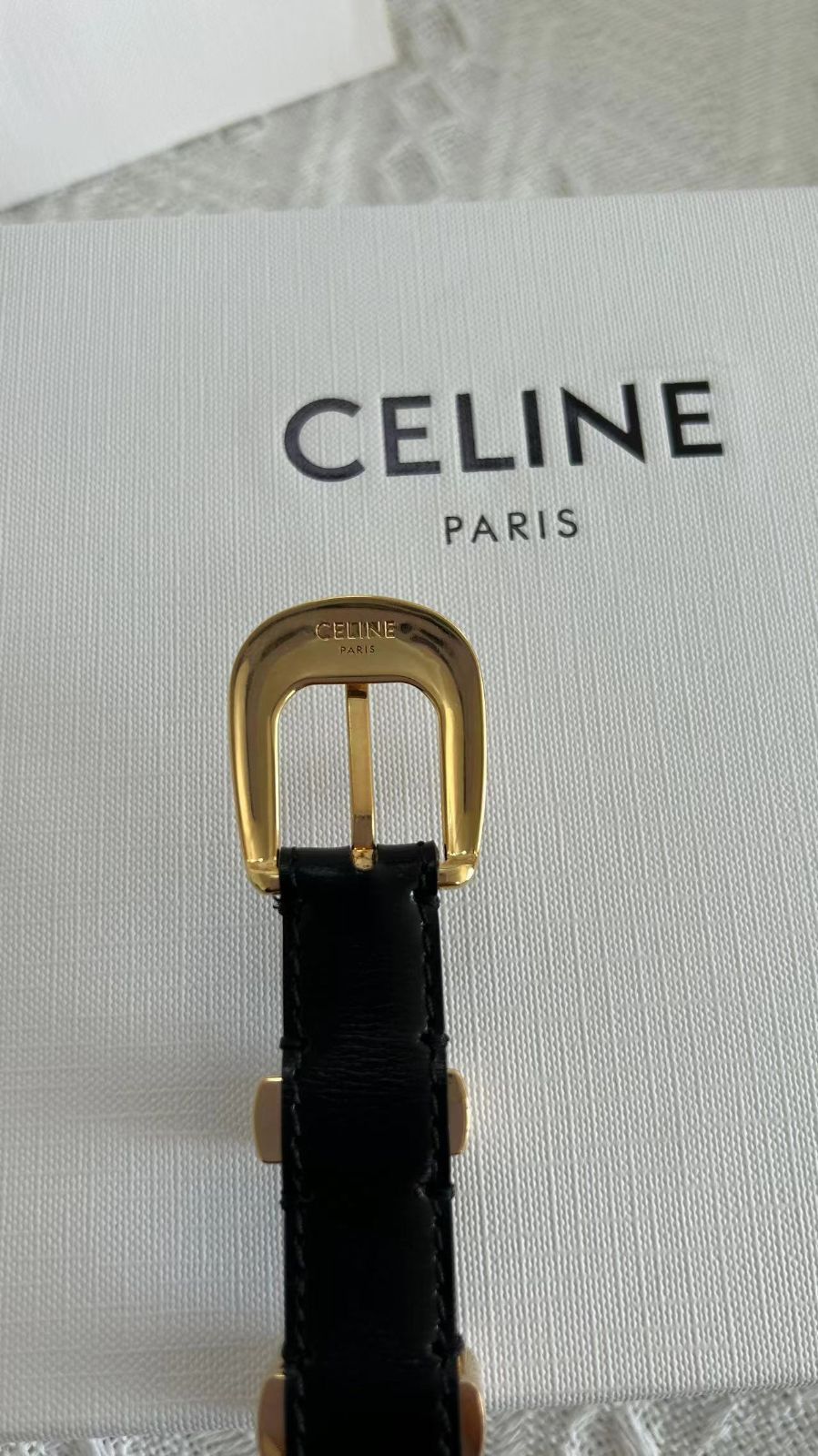 新品同様］celine ウエスタンベルト80 ベルト セリーヌ - メルカリ