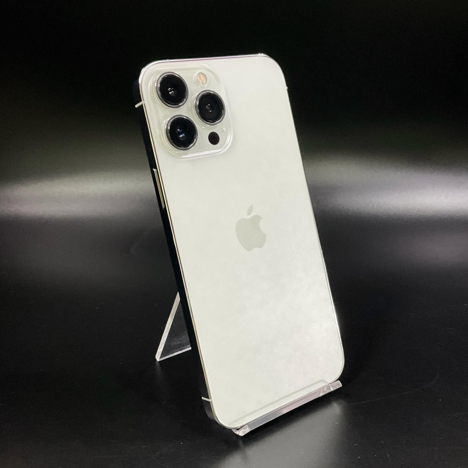 iPhone 13 Pro Max 128GB シルバー Softbank 白ロム 動作 済 85% 全額返金保証 最速発送