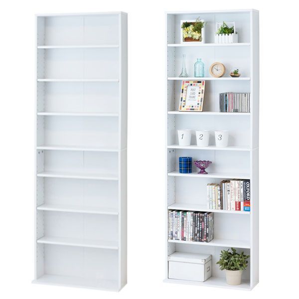 文庫本棚 60cm幅 S 収納家具 本棚 ラック カラーボックス 大容量収納♪文庫本棚 60cm幅 S 39398 39409 61649 本棚大容量 感 オシャレ シンプル 雑貨収納 可動棚 本