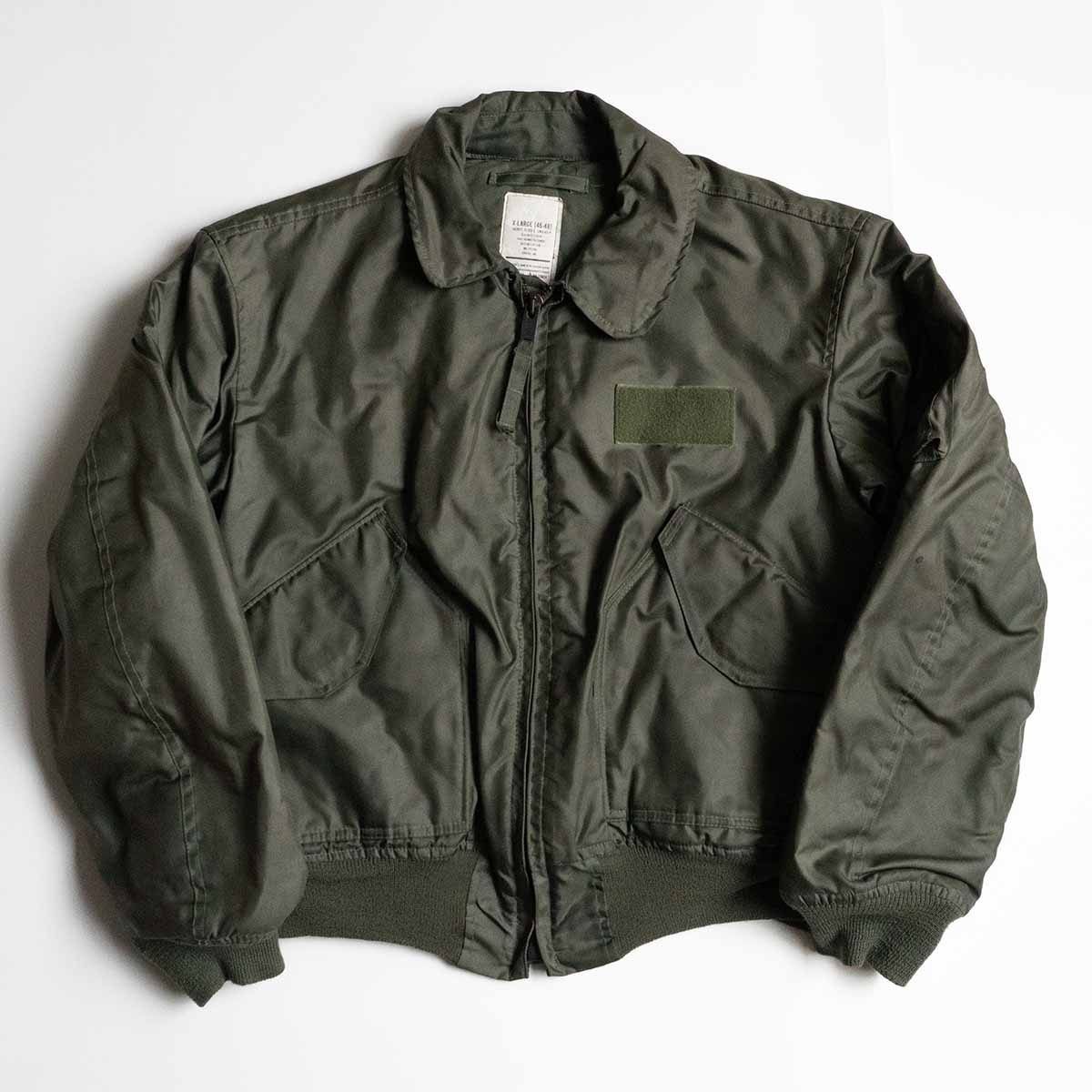 雰囲気抜群|90s US ARMY USAF CWU-45|P XL フライトジャケット ミリタリー 米軍 古着 25050600