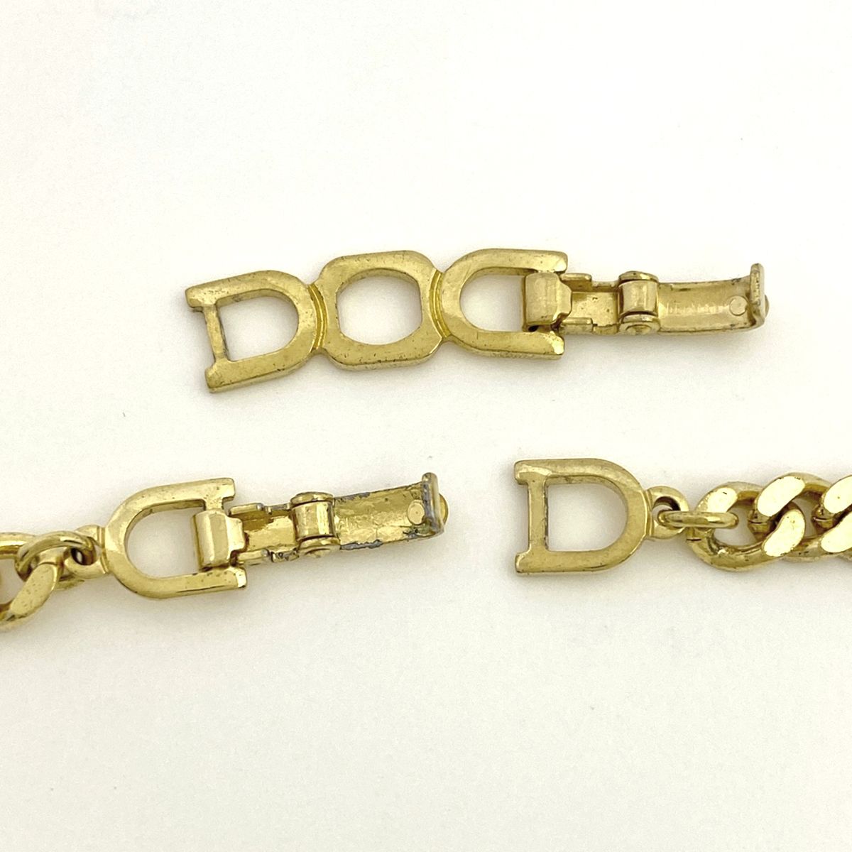 クリスチャンディオール Christian Dior ロゴ ラインストーン 