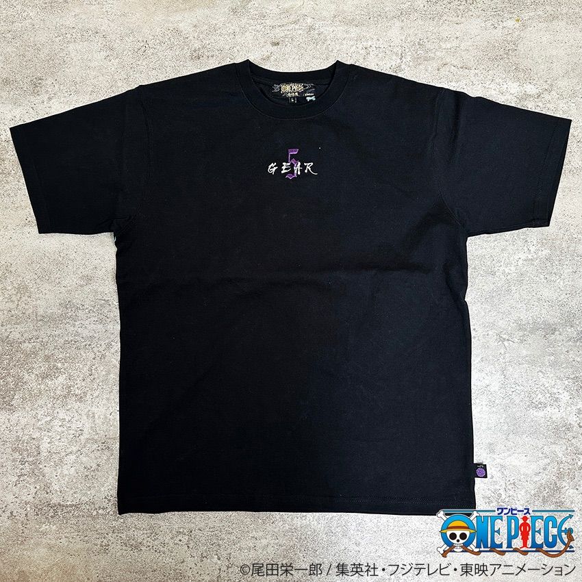 ONE PIECE ワンピース×絡繰魂 【ギア5th 太陽の神 刺繍Tシャツ】242001