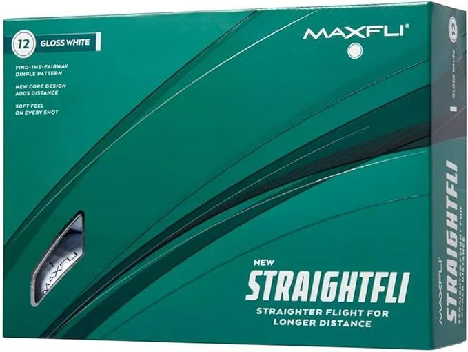 023 Maxfli(マックスフライ) ゴルフボール Straightfli Golf Balls