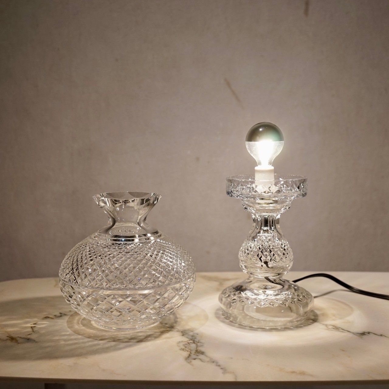 Waterford ウォーターフォード クリスタル スタンドランプ