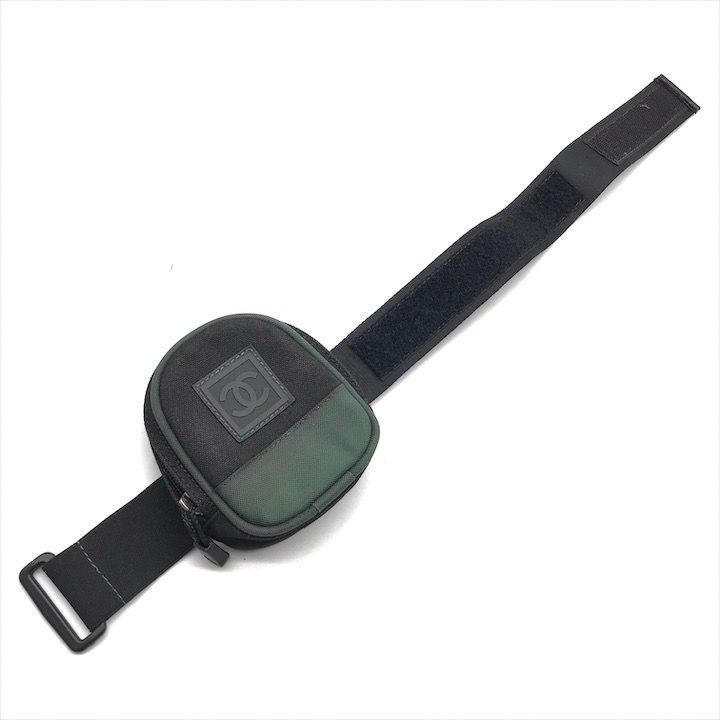 シャネル スポーツライン ココマーク アームポーチ キャンバス