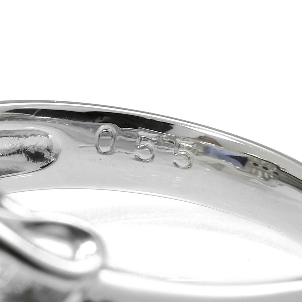 タンザナイト 3.12ct ダイヤモンド 0.55ct プラチナ Pt900 スクエアー  