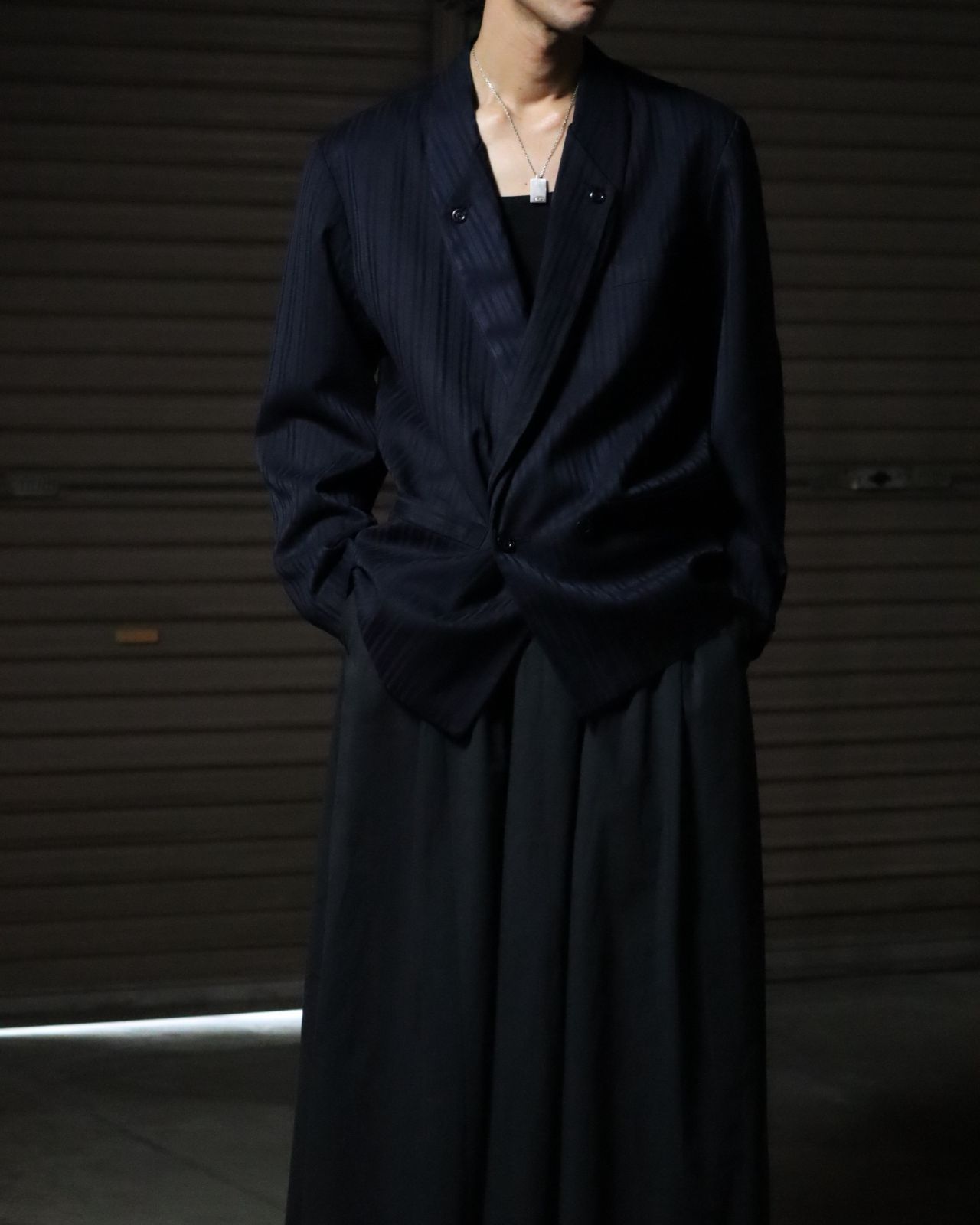 EURO vintage ショールカラー テーラードジャケット フランス製 黒 EURO vintage ショールカラー テーラードジャケット フランス製 黒