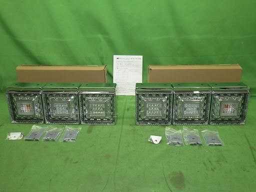【未使用】デコトラ  JB 角 3連 テールランプ 左右