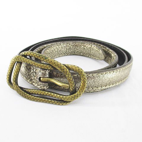 ボッテガヴェネタ BOTTEGA VENETA プレーンベルト 細ベルト