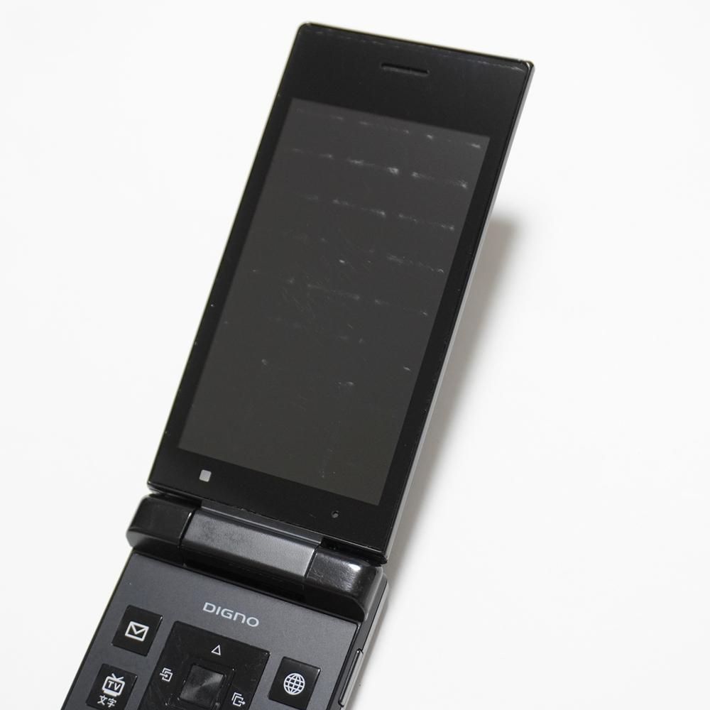 DIGNOケータイ2 701KC ブラック SoftBank microSDカード付き SIMロック