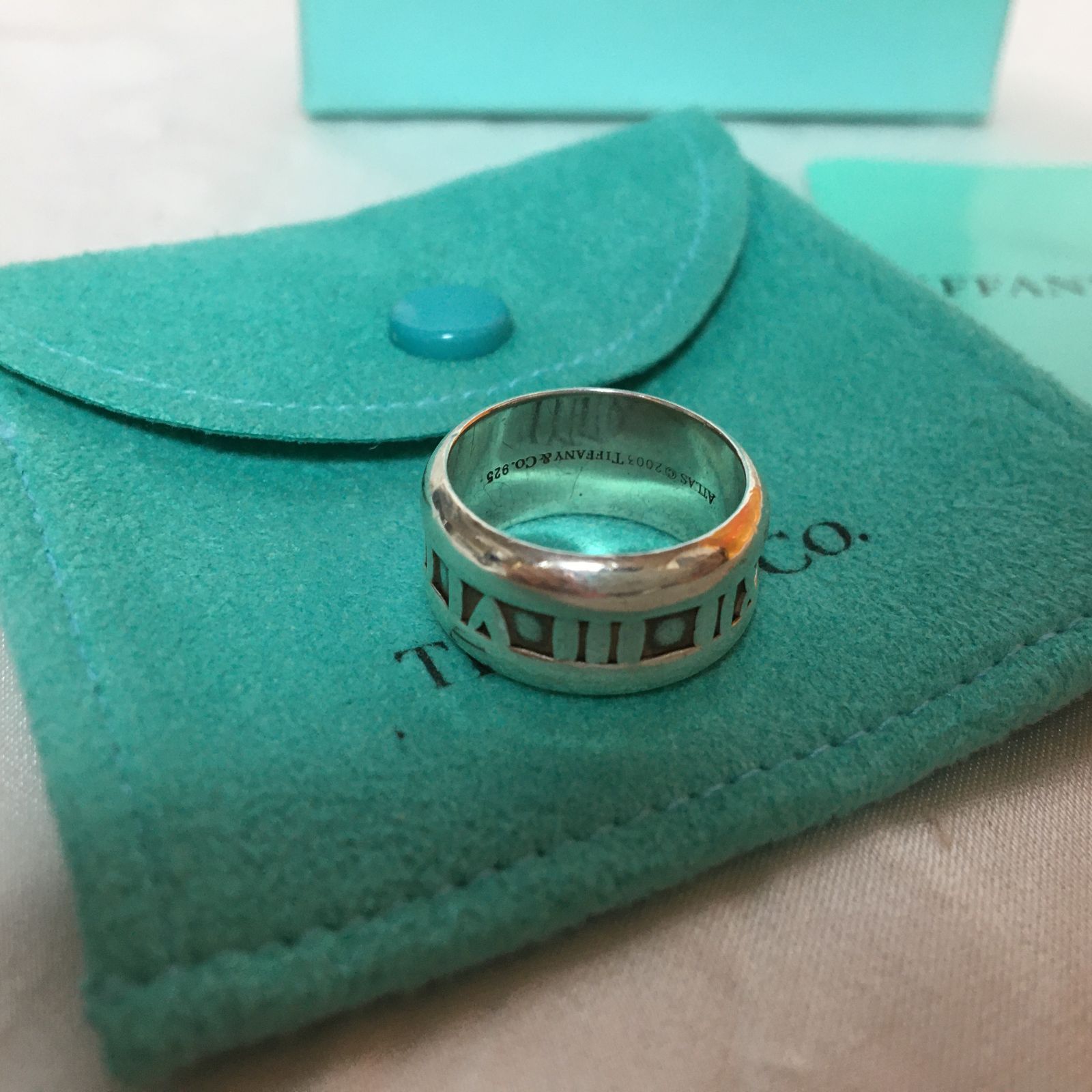 美品！(訳あり)ティファニー アトラスリング2003年版 Tiffany