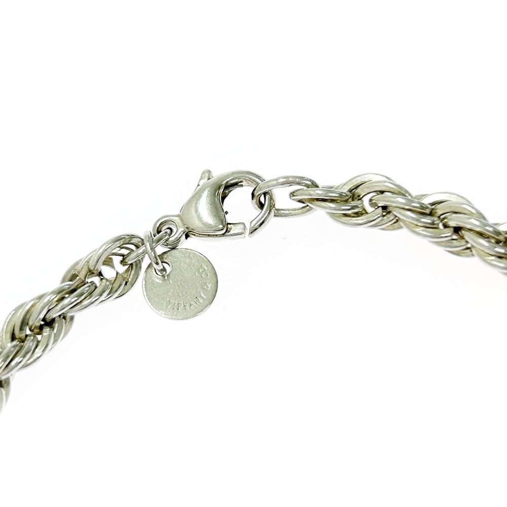 中古】TIFFANY&Co. ティファニー シルバー ツイスト ブレスレット 13.1