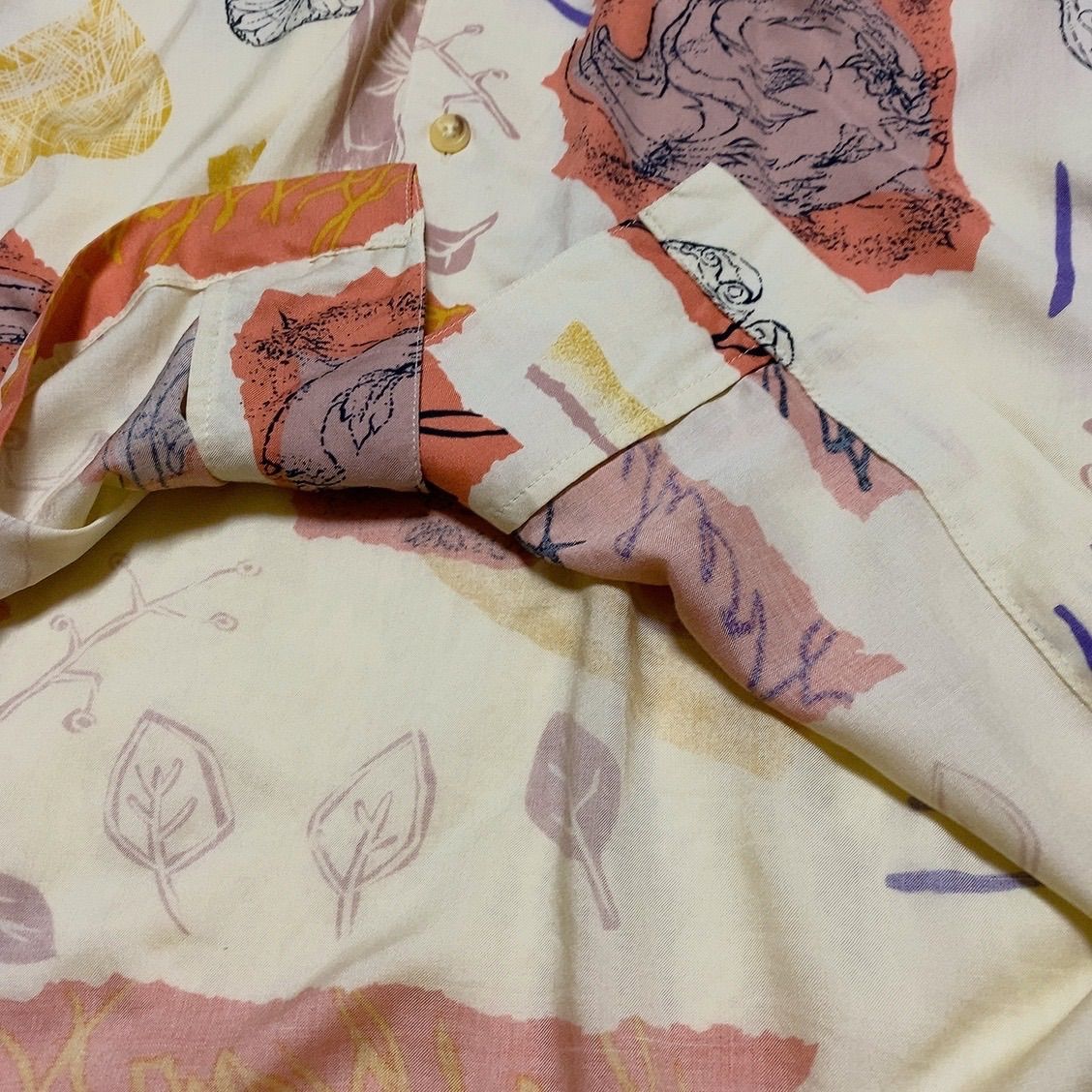 OLD UNIQLO オールド ユニクロ ヴィンテージ vintage 総柄 シャツ