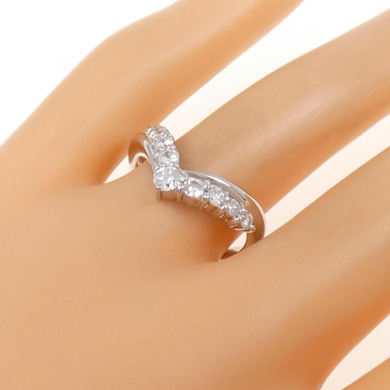pt900 リング ハーフダイヤ Pt900 ダイヤモンド0.50ct 10.5号 pt900 リング ハーフダイヤ Pt900 ダイヤモンド0.50ct 10.5号