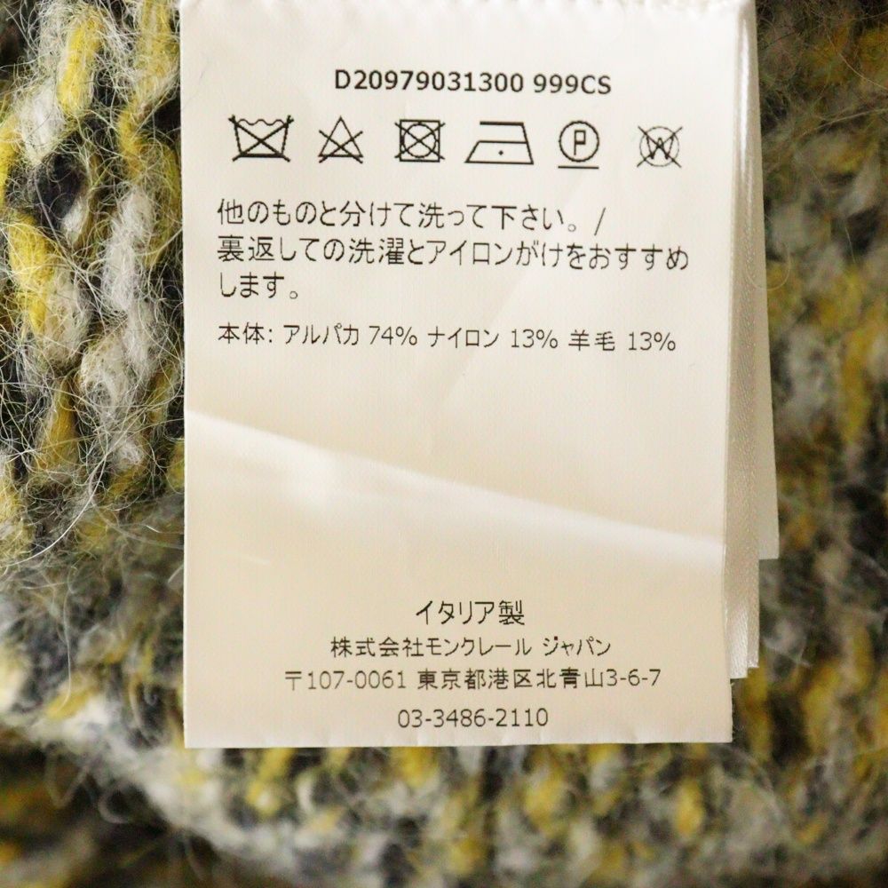 MONCLER (モンクレール) 18AW MAGLIONE TRICOT GIROCOLLO アルパカ  