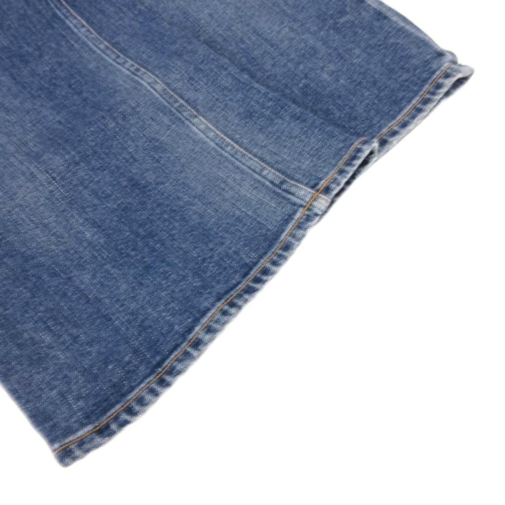 レッドカード RED CARD ワイド デニムパンツ ジーパン 25 インディゴブルー ジップフライ 124483 FF DECORATOM_COM_BR