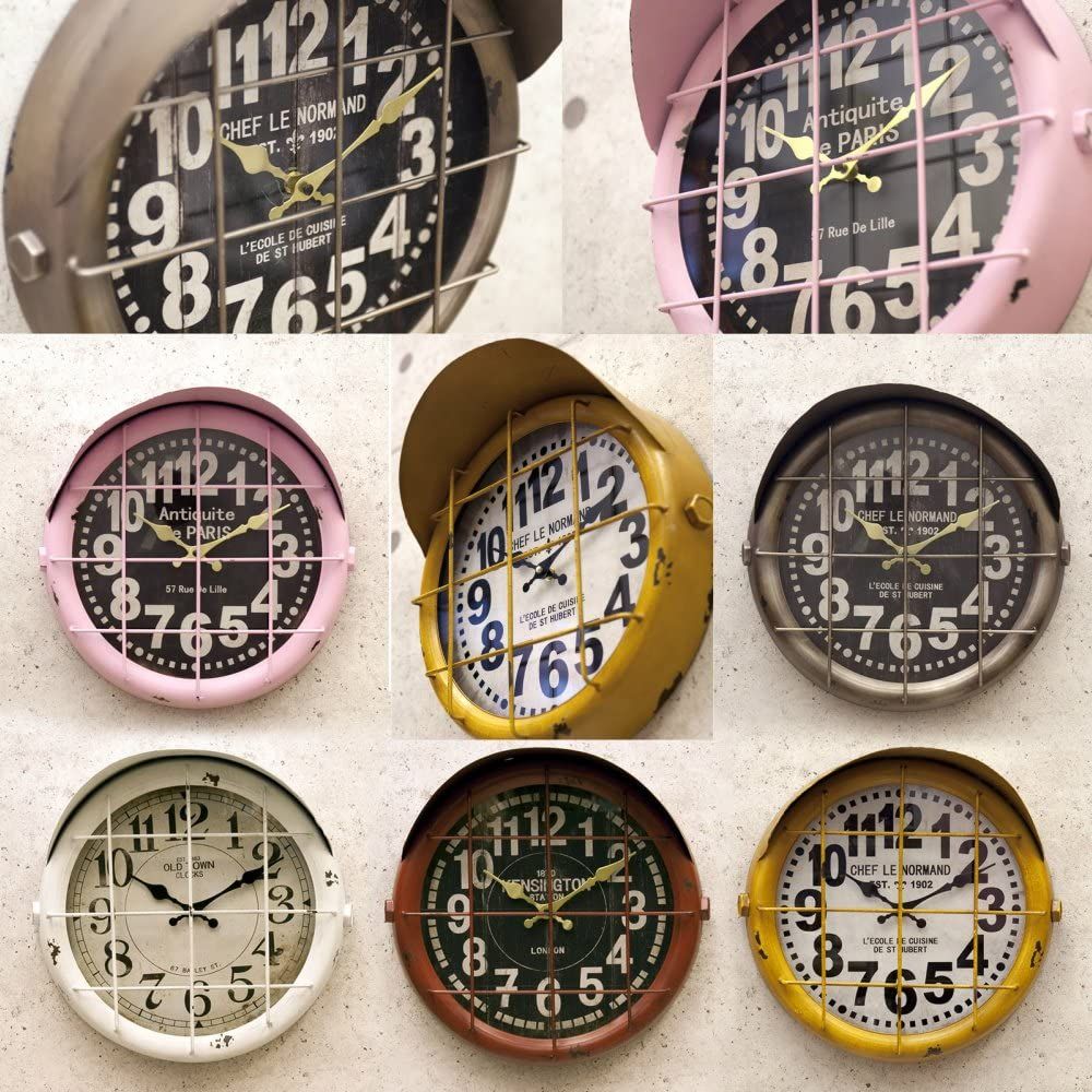 アメリカン アンティーク風 35cm サブマリン クロック ブロンズ 掛け時計 時計 グッズ アメリカ 雑貨 レトロ アンティーク ヴィンテージ風 掛時計 アメリカン雑貨 NEXPOTALLINN_EU
