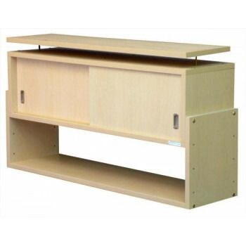 耐震収納上置き じしん作くん 幅106cm 奥行29cm 106-29 A ナチュラル