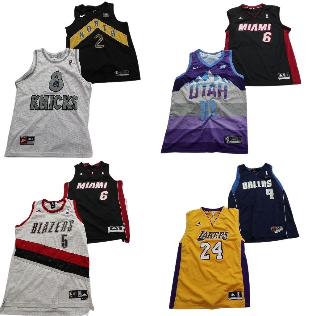 HARDWOOD CLASSICS 半袖 バスケ NBA ジャージ XXL 青 レイカーズ