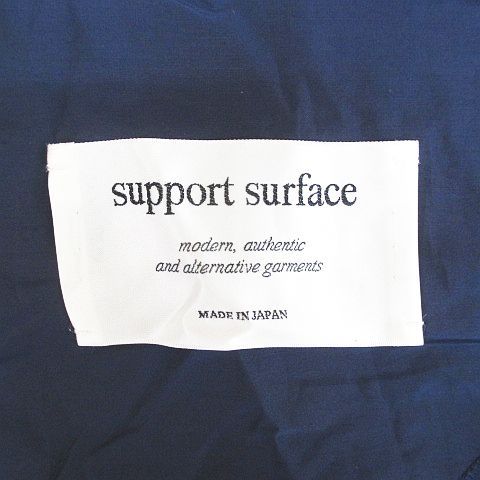 サポートサーフェス support surface 七分袖 ナイロンコート