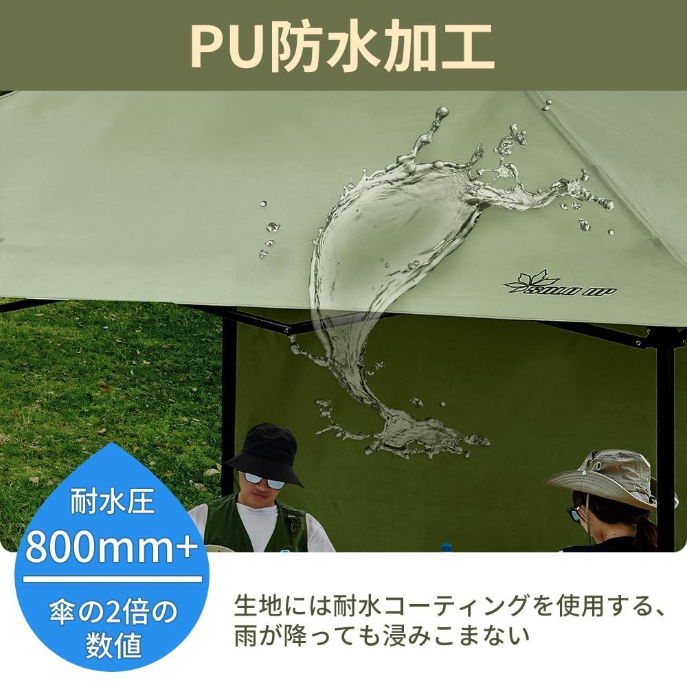 軽量 ワンタッチ