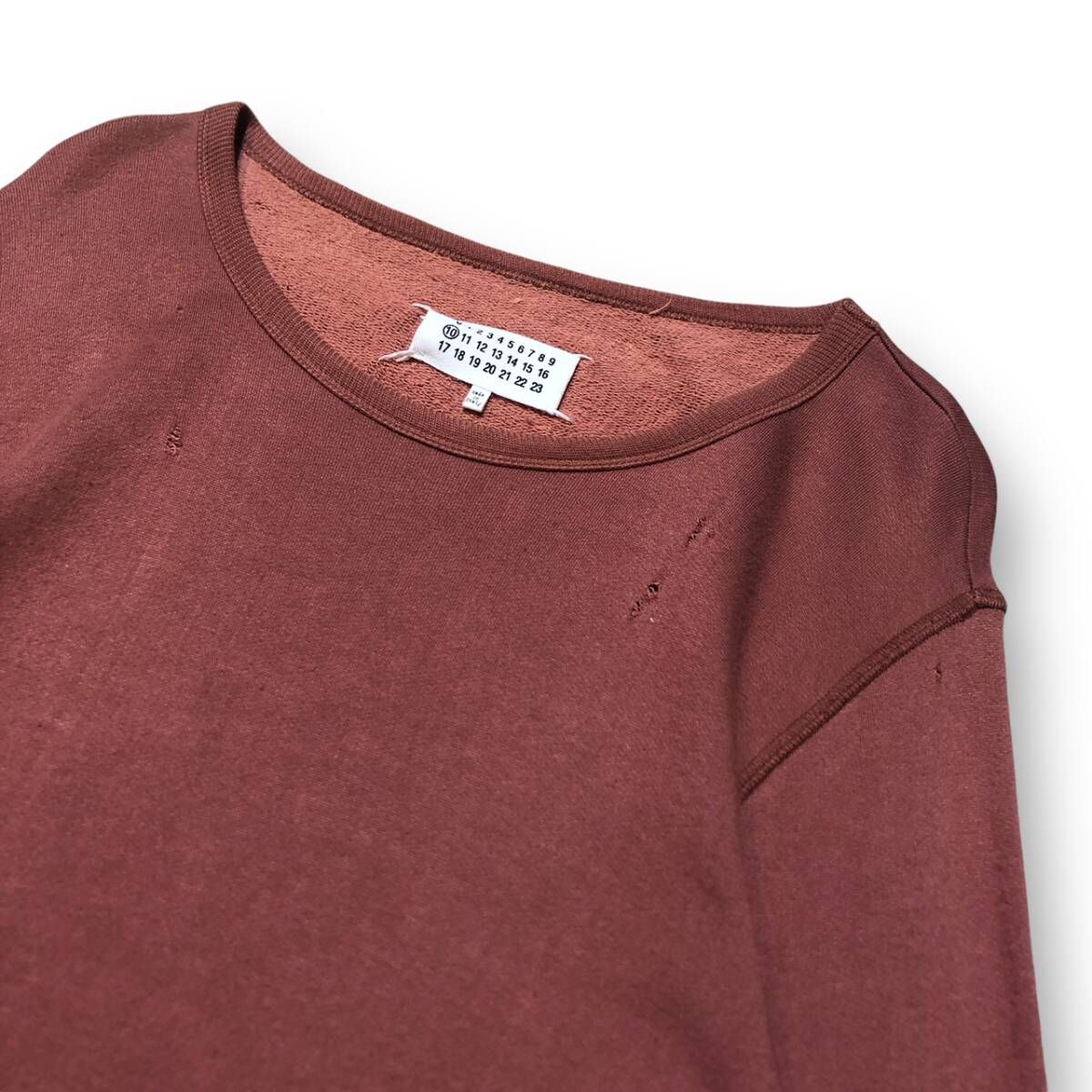 小売 12SS Maison Martin Margiela 10 ダメージデザインスウェット