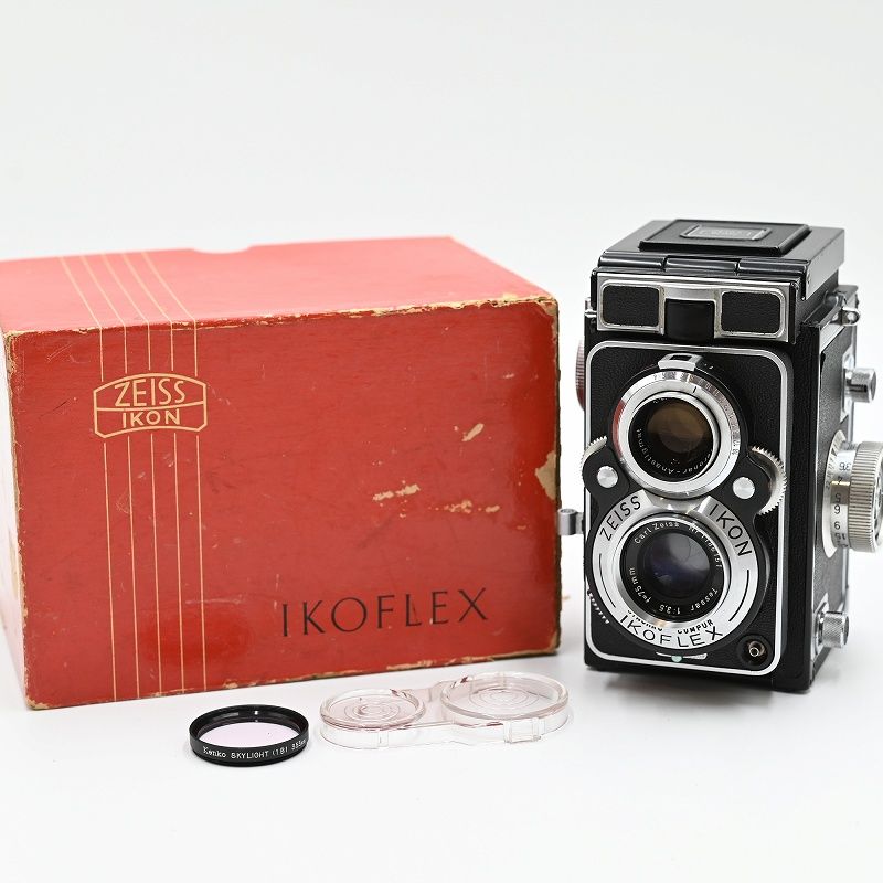 フィルムカメラ zeiss ikonflex Zeiss Ikon Ikoflex Ia / Tessar T 75mm F3.5 ストラップ付属