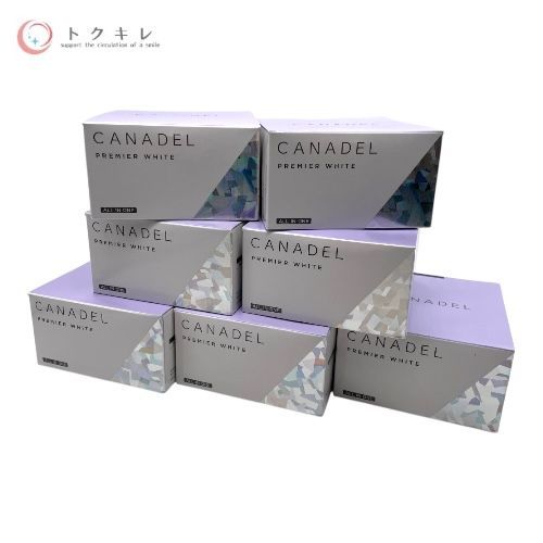 【トクキレ】CANADEL (カナデル) 薬用プレミアホワイト VCE (美容液クリーム) 58g 7個セット 未開封 オールインワン 美白 シミ くすみが気になる方 まとめ売り