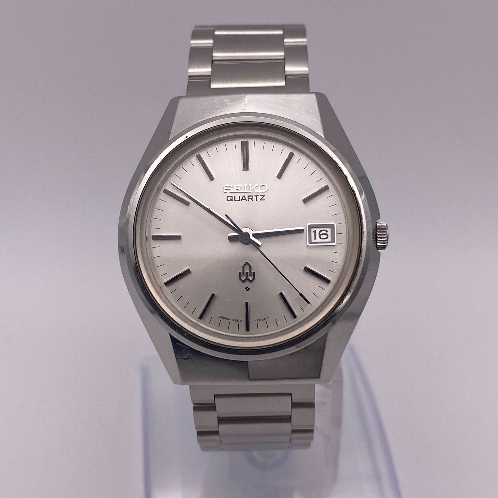 初期QT 38クオーツ セイコー SEIKO クオーツ 3802-7020 72年製 稼働品