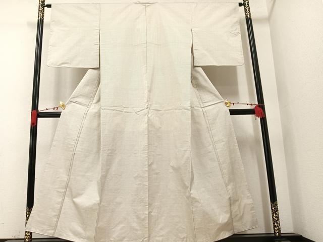 平和屋着物●本場大島紬　白大島　縞　正絹　逸品　未使用　AAAV9427ph 平和屋着物○本場大島紬 白大島 縞 正絹 逸品 未使用 AAAV9427ph