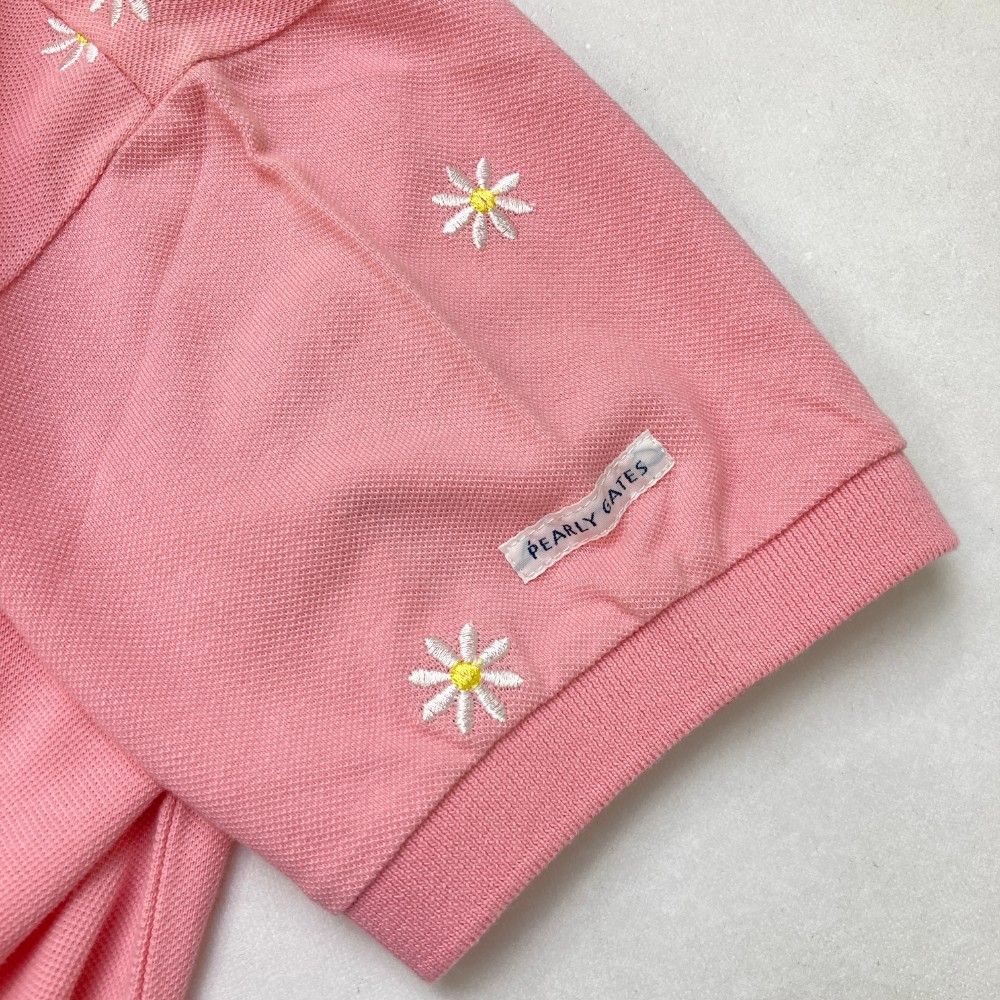 JACK BUNNY 花柄 半袖 ポロシャツ パーリーゲイツ ゴルフ JACK BUNNY