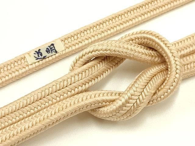 平和屋着物● 上 有職組紐道明 帯締め 冠組 ときがら茶色 宮内庁御用 国立博物館御用 東京芸術大学御用 AABA9953ay