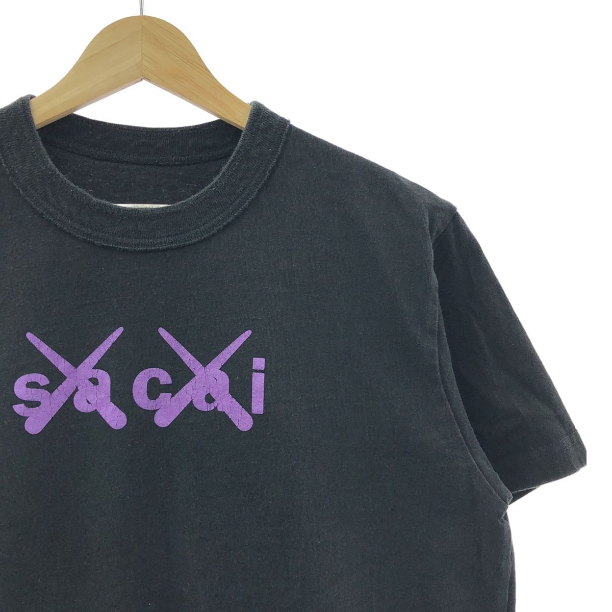 sacai / サカイ | 2021SS | × KAWS / カウズ Flock Print T