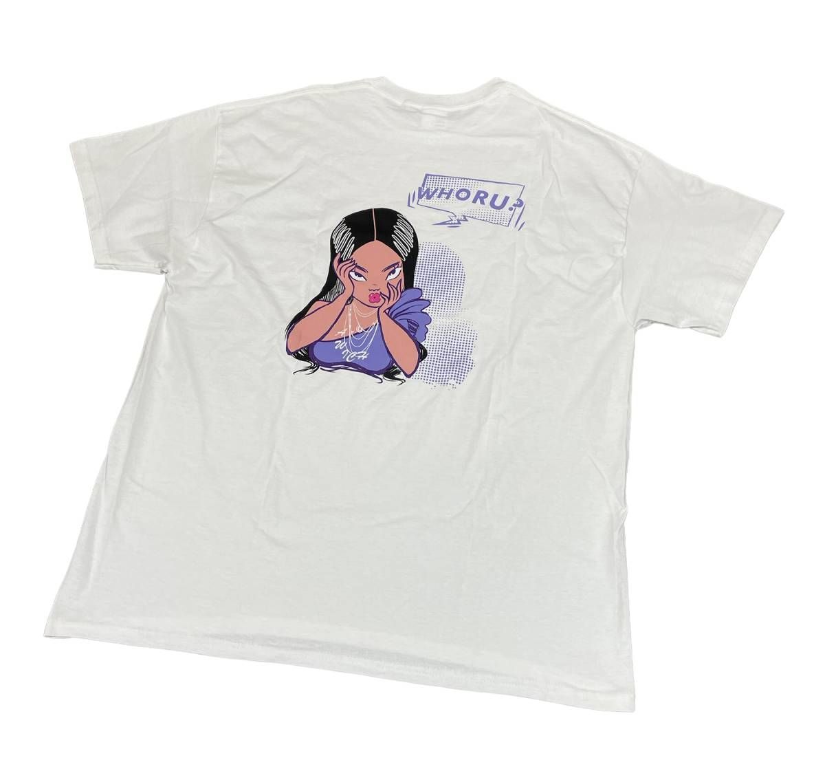 【新品】AWICH / 098 Booty Gyal / White  Ｔシャツ