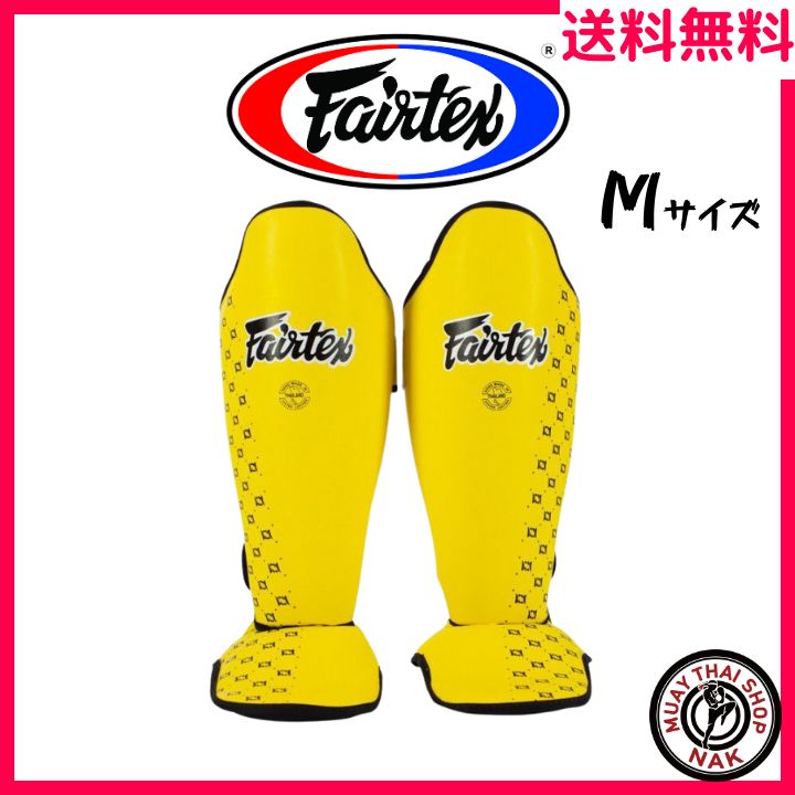 新品】Fairtex レガース シンガード SP5 イエロー M - ムエタイ