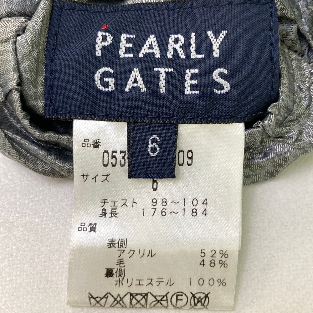 サイズ：6 PEARLY GATES パーリーゲイツ リバーシブル ニットベスト ストライプ柄 グレー系 [240101256711] ゴルフウェア  メンズ ストスト - メルカリ