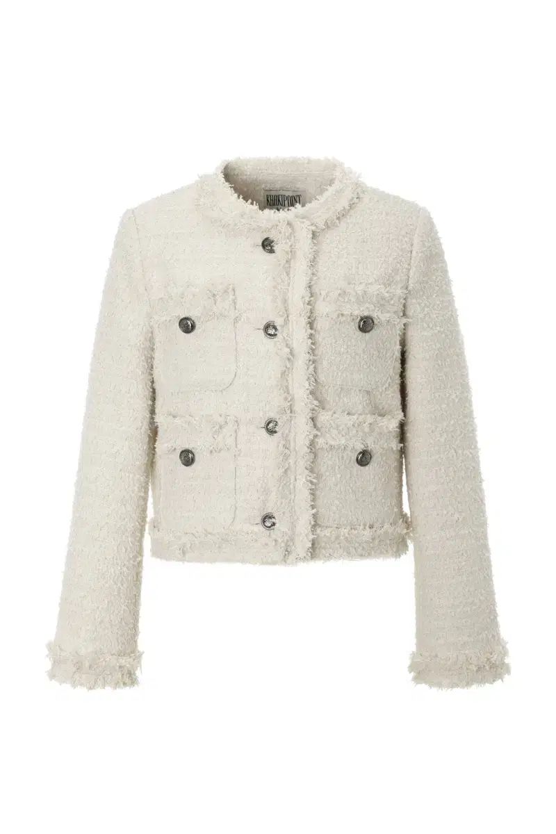 KHAKIPOINT Antique Crop Tweed Jacket